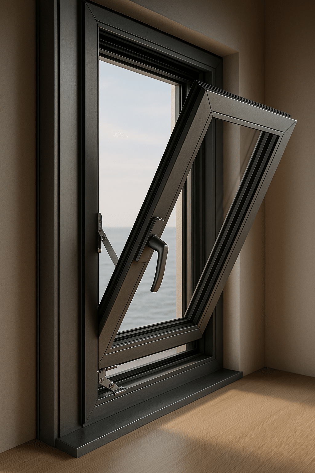 fenetre aluminium - illustration