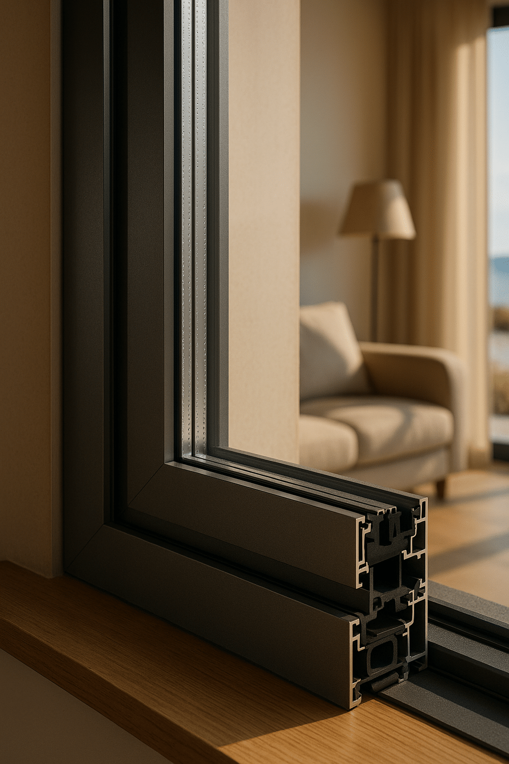 isolation fenetre aluminium - illustration