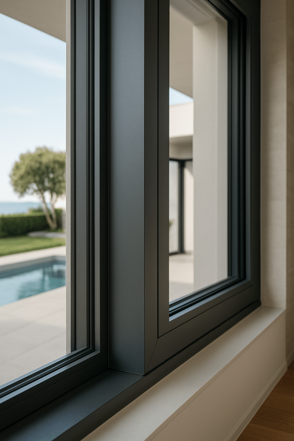 couleur fenetre aluminium - illustration