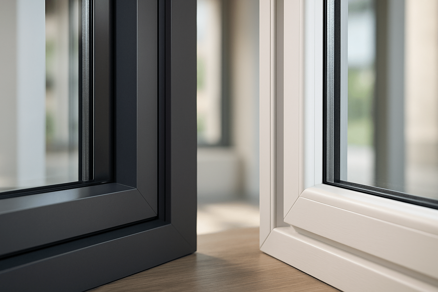 fenetre aluminium ou pvc - illustration